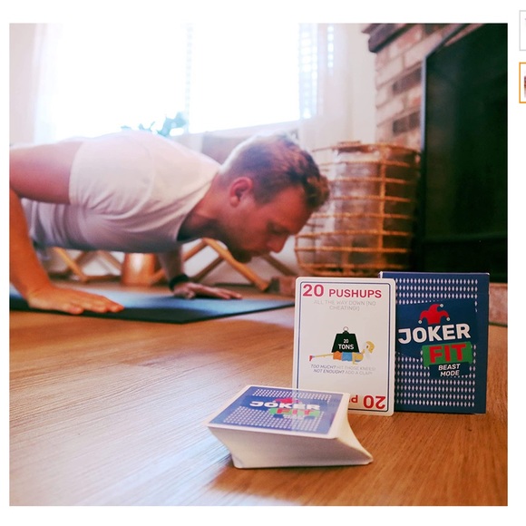 JOKER FIT Beast Mode Exercise Cards Full Body Strength Training Fitness Program - Picture 9 of 10